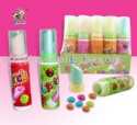 lipstick candy with chocolate bean - product's photo