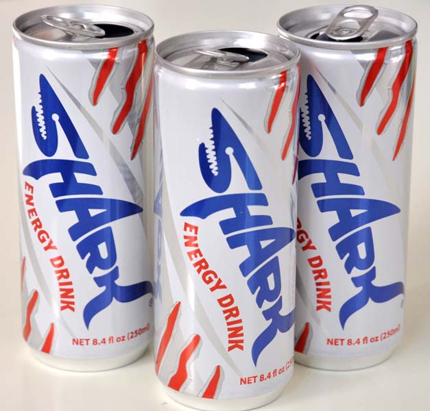 Buy Shark 250ml energy drink in Denmark from company.
