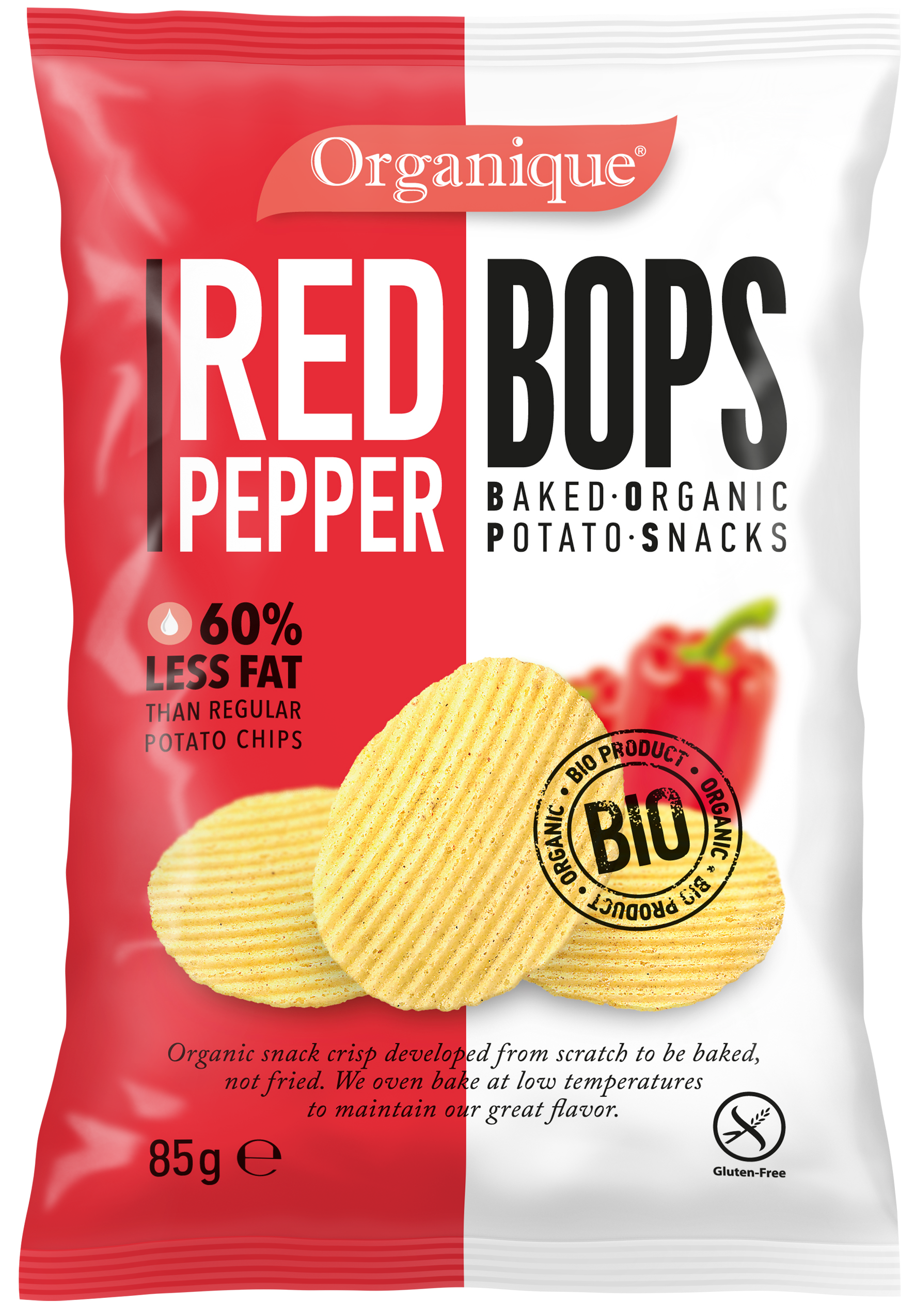 Buy Baked organic potato snacks - Red Pepper in Marcelová from McLloyd ...