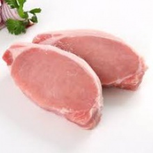 frozen pork breast bones, pork meat without fat - product's photo