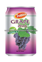 canned natural grape fruit drink - product's photo