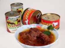 canned steamed beef, mongolian natural meat pro - product's photo