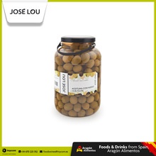 spanish gordal whole and pitted green jumbo olives - product's photo