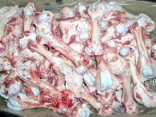 frozen pork femur bones - product's photo