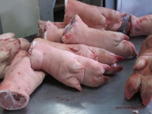 frozen pig feet/frozen pork front feet/frozen pork hind feet - product's photo