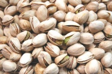 pistachio nuts with and without shell - product's photo