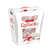 ferrero raffaello, coconut and almond white chocolate truffles - product's photo