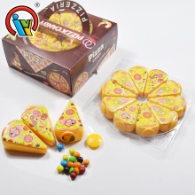 hot selling pizza puffing chocolate beans candy - product's photo