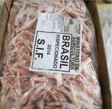 fresh frozen whole chicken, chicken feet, paws, wings for sale - product's photo