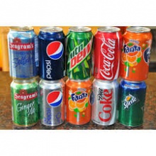 wholesale cola, sprite, fanta, pepsi, schweppes, bottles and can - product's photo