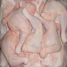 fresh frozen chicken leg quarter - product's photo