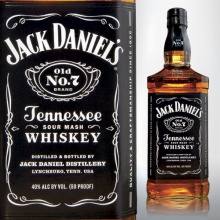 jack daniels tennessee whisky, 1l - product's photo