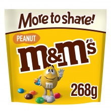 m&m's peanut chocolate more to share pouch 268 g - product's photo