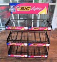 hot selling metal lighter display rack - hold 6 boxes of bics - lighte - product's photo