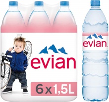 evian still mineral water - product's photo