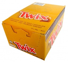 wholesale twix chocolate 24 bars of 50g - product's photo