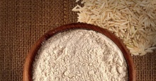 100% pure natural organic brown rice flour - product's photo