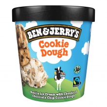 ben & jerry's cookie dough ice cream 465 ml (pack of 8) - product's photo