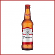 budweiser long neck beer - product's photo