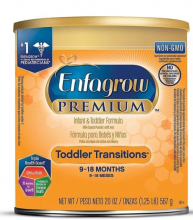 enfagrow premium toddler transitions formula powder 20 & 28 oz - product's photo