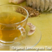 fresh organic lemongrass tea - product's photo