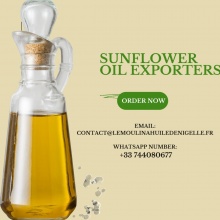 refined sunflower oil for exports - product's photo