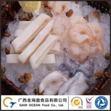 mix seafood include baby octopus and shrimp - product's photo