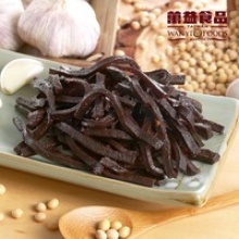 wan yi high quality health snack bean curd strips soy bean garlic - product's photo