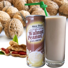 fresh squeezed walnut peanut protein drink can/tin packing - product's photo