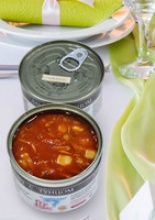 canned tuna in tomato sauce - product's photo