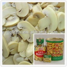 white canned champignon canned mushroom - product's photo