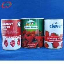 syrup strawberry canned fruit - product's photo