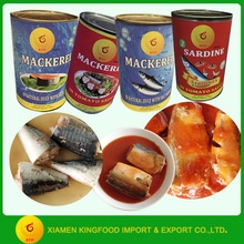 canned mackerel canned sardine in brine in tomato sauce - product's photo