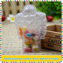high quality mini clear plastic mummy toys with candy - product's photo