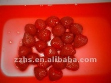 canned strawberry in heavy syrup - product's photo