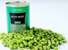 ifs/brc organic canned green peas - product's photo