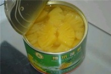 canned pineapple in heavy syrup - product's photo