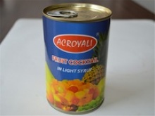 canned fruit salad in syrup  - product's photo