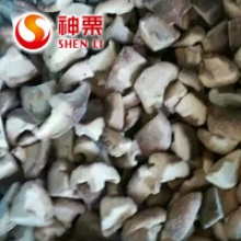 frozen cutting quarter shiitake mushrooms - product's photo