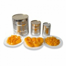 canned yellow peaches slices - product's photo