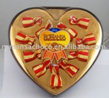  12pcs heart milk chocolate - product's photo