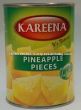 canned pineapple pieces in light syrup - product's photo