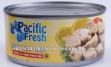 canned tuna chunk in sunflower oil  - product's photo