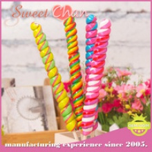 fruit flavor party gift multi-colored twist hard lollipop candy - product's photo