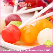 fruit flavor hard lollipop candy - product's photo