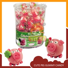 pig shape custom vitamin gummy candies - product's photo
