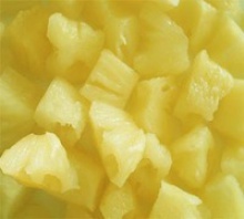  fresh pineapple pieces in heavy syrup - product's photo