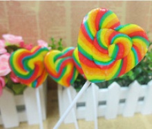 custom lollipop stick heart  - product's photo
