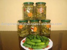 pickled cucumber 6-9cm in glass jar 720ml - product's photo