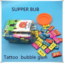 africa hot selling 3-3.5g supper bub tattoo bubble gum  - product's photo